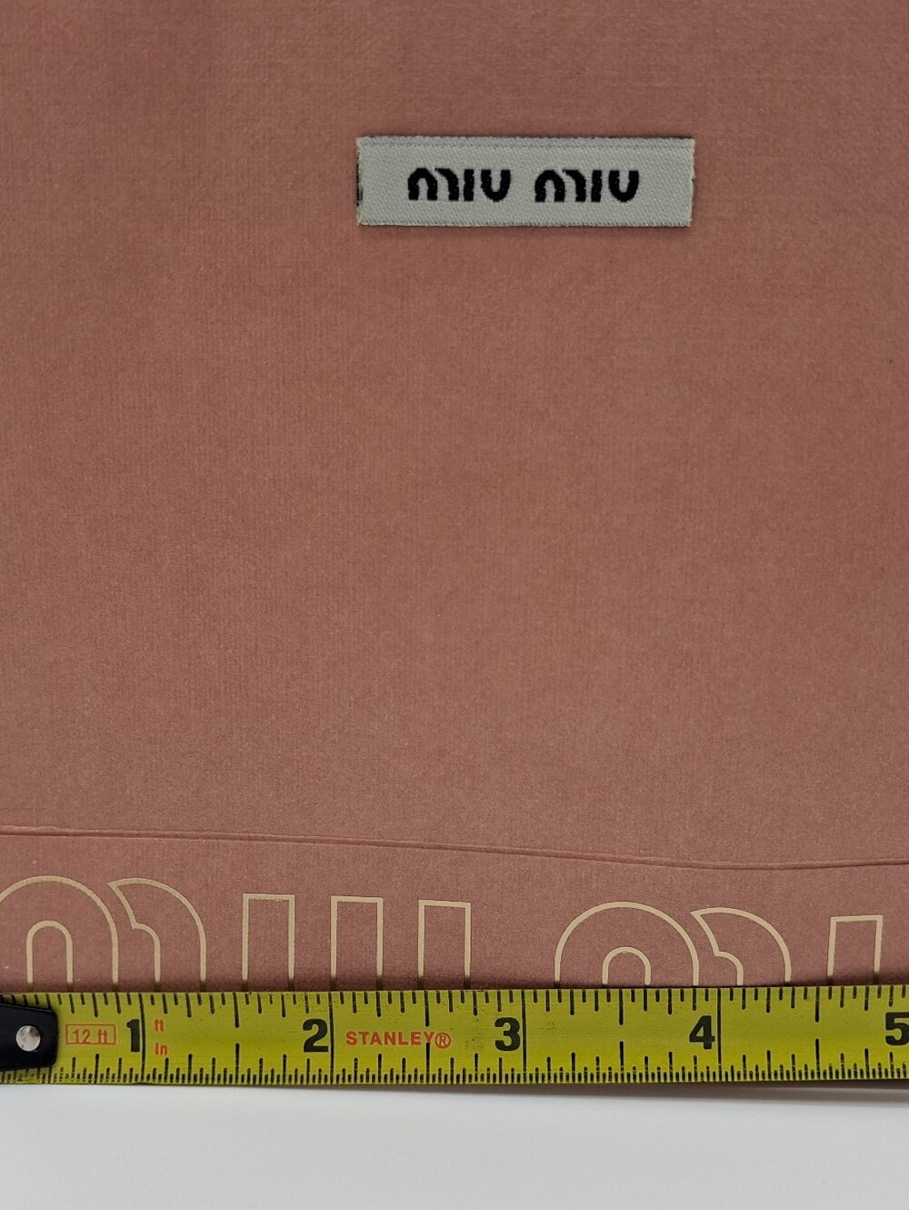 MIU MIU Pink Gift Packaging Set Box Bag Tissue RFID Booklet Cards EUC - Picture 13 of 16
